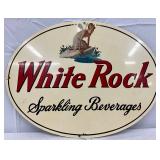 DS White Rock Sparkling Beverages Metal Sign, 17×13 Inches