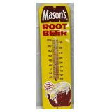 Mason’s Root Beer Thermometer, 5 x 16 Inches