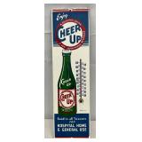 Cheer Up Soda Masonite Thermometer, 5in x 16in
