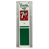 7Up Door Mount Sign, “Fresh Up” Design, 3×12 