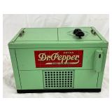 Dr Pepper Wooden Radio Cooler with General Electric Controls, 12in x 8in