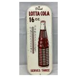 Lotta Cola 16 oz Soda Thermometer, 6x16 