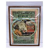 International Food Co. ‘Makes Horses Fat’ Framed Lithograph Poster  (24 x 31 in.)