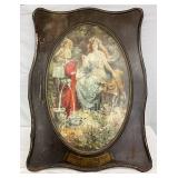 Sharples Separator Co. Tin Litho Self-Framed Metal Adv.  Sign 28 x 38 1/2 