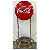 DSP Coca-Cola Sidewalk Sign with Mount, 61in. Tall w/24in. buttons 