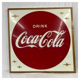 46x46 Emb. Coca-Cola Cookie Cutter-Style Sign