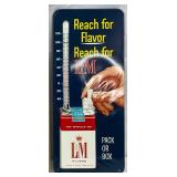 Emb. L&M Cigarettes  Metal Thermometer with Original Box 6x13 
