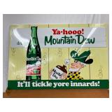 Emb Metal Mountain Dew Sign