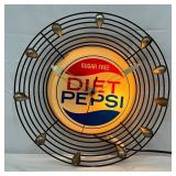 Early Diet Pepsi Light-Up Clock with 18-Inch Plastic Face