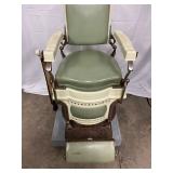 with Green Upholstery,