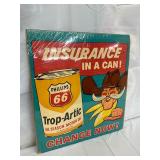 Oil Cardboard Advertisement, 16 Inches