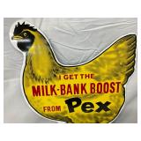 Chicken Sign with Kraft Branding, 19 x 14 Inches