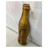 Small Golden Emb Coke Bottle Thermometer