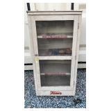 Tom’s Toasted Peanuts Metal Display Cabinet With Glass Door