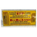 SS Porc. Baseball Liniment Sign, 12x26