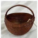 Early Unusual Split Oak Basket