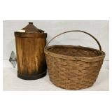 Early Wooden Basket
