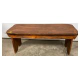 Early Primitive Wooden Bench