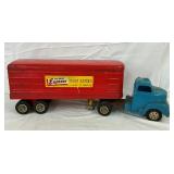 Marx Express Van Lines Truck w/ Trailer 