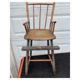 Early Bamboo-Style Highchair