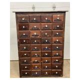 Early Apathacary Cabinet with 36 Drawers 43x58