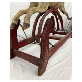 Painted Red Cradle Base