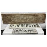 Wooden General Store Sign