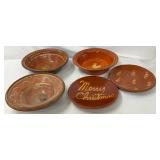 Decorated Redware Pottery