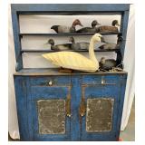Prim Cupboard, Early Wooden Decoys