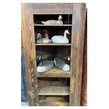Prim Cupboard, duck decoys