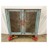 1800s Punch Tin Pie Safe