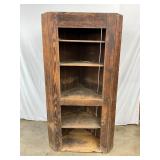 NC Prim Pine Corner Cupb