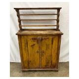 Primitive Pewter Cupboard