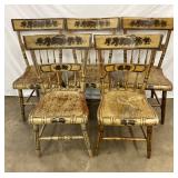 Early Penn Plank Bottom Chairs