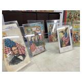 American patriotism, flags, historical