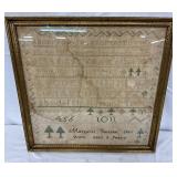 Sampler by Margaret Bassett