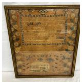 Sampler Featuring Schoolhouse