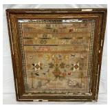 1850 English Sampler