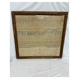 American Schoolgirl Sampler