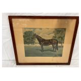 Framed 1955 Print of ‘Citation’ by Allen F. Brewer Jr., 21×18