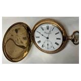 Gold-Plated Open-Face Pocket Watch by Standard U.S.A.