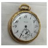 Illinois Pocket Watch with 10K Gold Plate Hunting Case