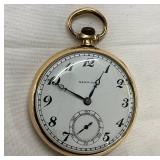 14K Gold Hamilton Pocket Watch with Engraved Inner Case