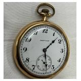 Hamilton 17-Jewel Open-Face Gold Pocket Watch