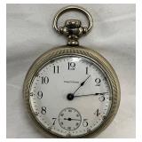 Waltham Pocket Watch with Engraved Movement and Sub-Dial