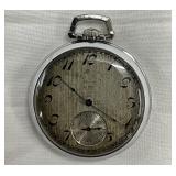 Elgin National Watch Co. Pocket Watch with Engraved Back Cover
