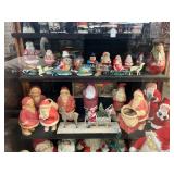 Vintage Santa Claus Figures and Holiday Decor