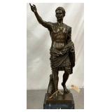 10x25 Bronze Augustus Roman Emperor Statue 