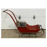 Early Wooden / Metal Childs Sled
