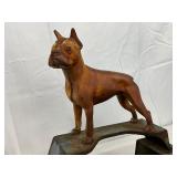 Boot Scrape with Dog Figurine